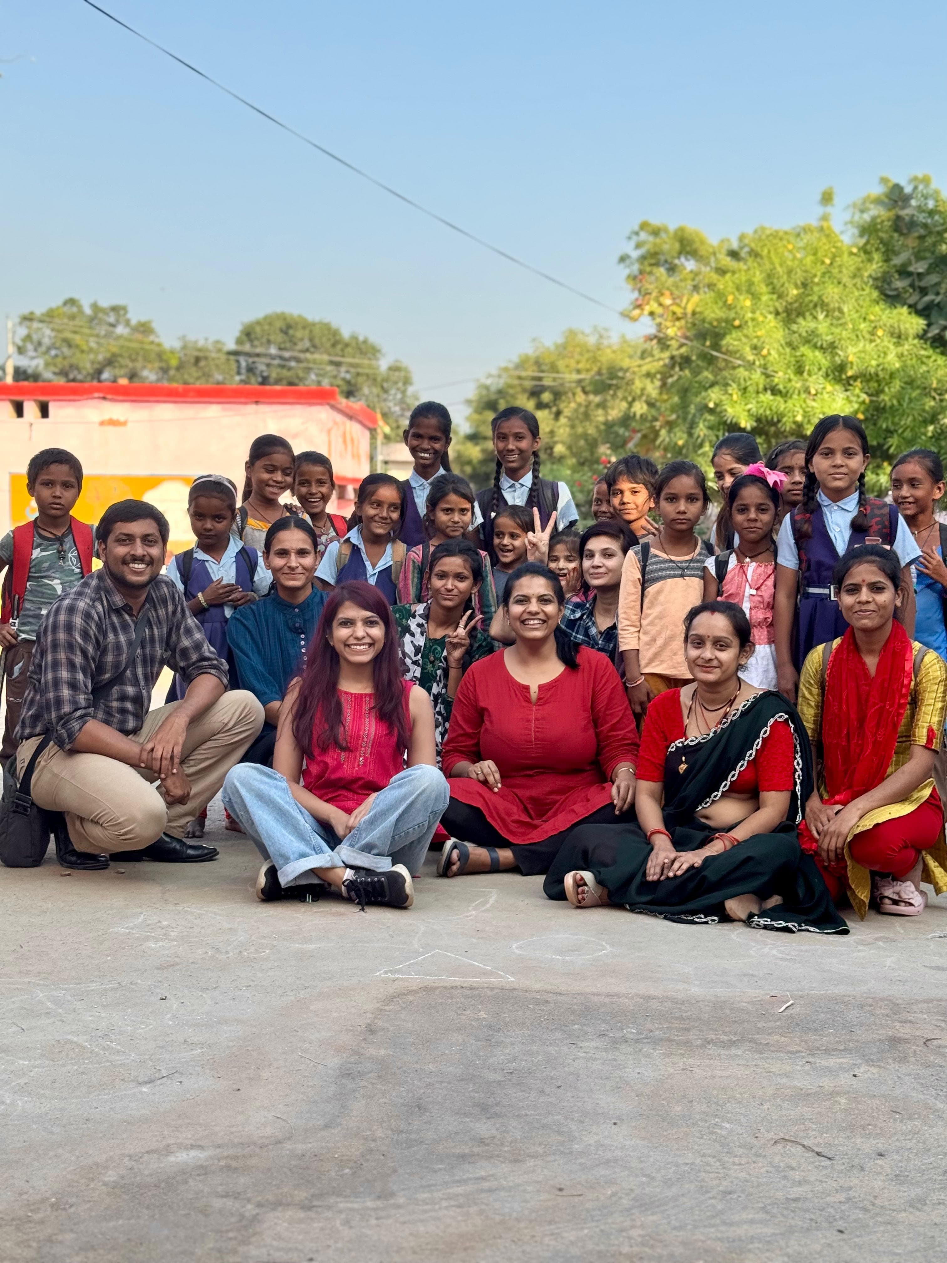 Project Neev - Children learning with local women educators